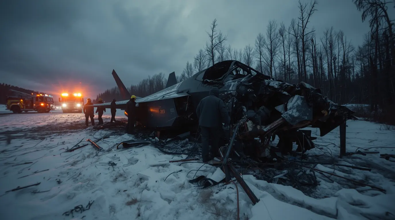 F-35 Pilot Survives a Crash in Alaska